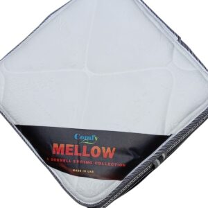 Luxury Bonnell Spring Mattress with velvet touch fabric