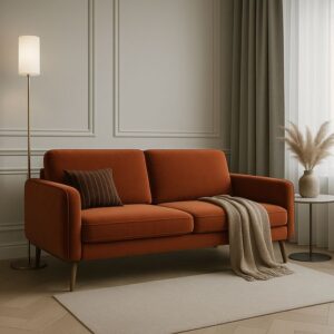 Serena Lounge 2-Seater Sofa with water-resistant upholstery and modern design by Al Mas Furniture Dubai