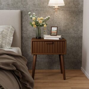 Minimalist Side Table with Open Storage UAE