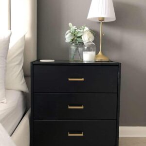 Modern 3-Drawer Wooden Bedside Table UAE Modern 3-Drawer Wooden Bedside Table UAE