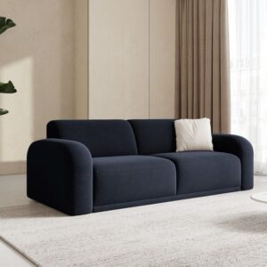 Luna Curve 2-Seater Sofa with water-resistant fabric and curved back design by Al Mas Furniture Dubai
