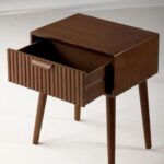 Minimalist Side Table with Open Storage UAE