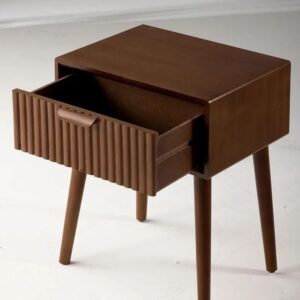 Minimalist Side Table with Open Storage UAE