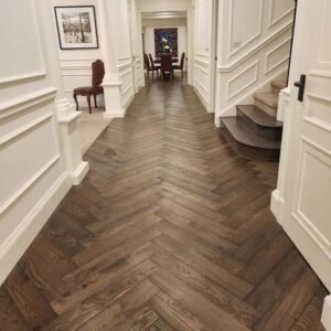 wood flooring Abu Dhabi herringbone pattern oak floor UAE
