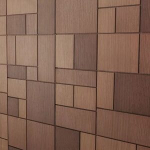 PVC wall panels Abu Dhabi geometric wall design modern cladding UAE