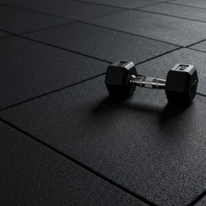 rubber gym flooring Dubai shock absorbing gym tiles UAE