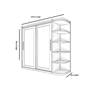 Minimalist wardrobe UAE, matte wardrobe Dubai apartment, handleless wardrobe Sharjah, modern closet design UAE, timber accent wardrobe Dubai