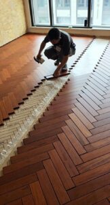 Modern Wooden Oak Flooring for Home Interiors UAE
