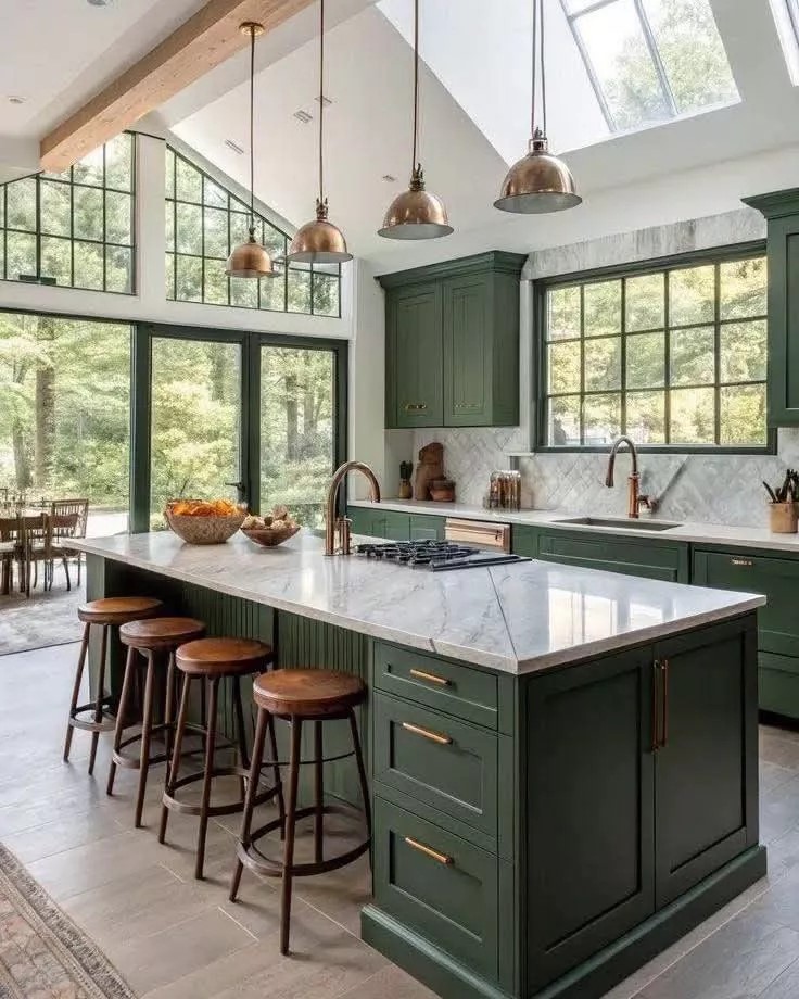 marble kitchen island with storage UAE villa kitchen design marble kitchen island with storage UAE villa kitchen design
