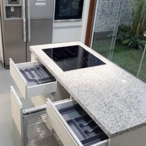 marble kitchen island with storage UAE villa kitchen design marble kitchen island with storage UAE villa kitchen design