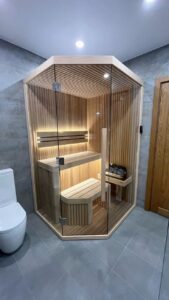 Luxury Wooden Sauna Installation in UAE